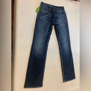 BKE Men's Bootcut Jeans - Dark Blue